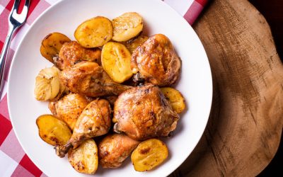 Frango Assado com Batatas